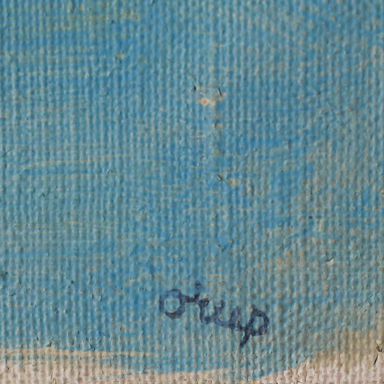 BENGT ORUP, olja på duk, signerad.