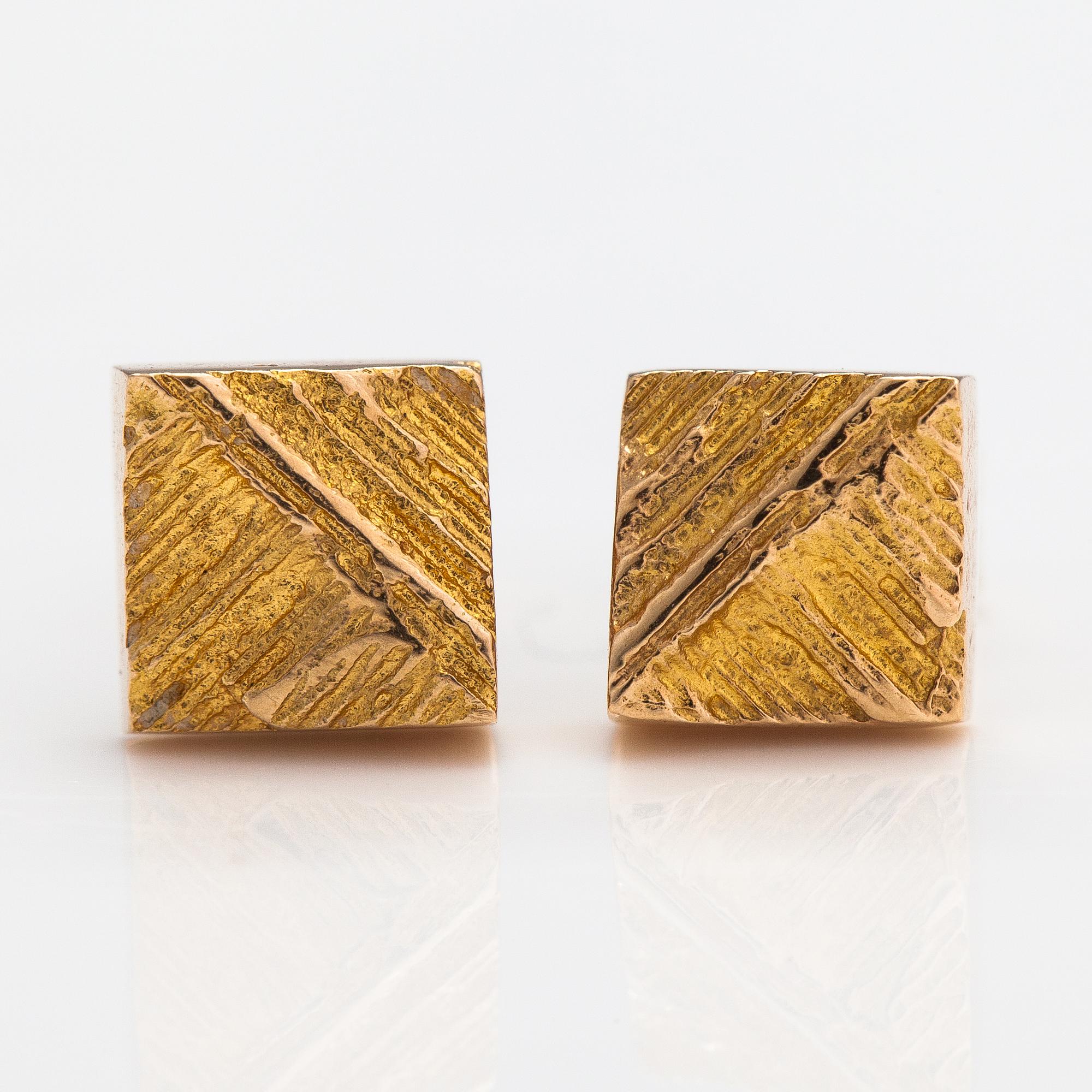 Björn Weckström, Korvakorupari "Pikkuterät", 14K kultaa. Lapponia.