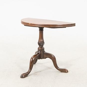 An English Queen Anne mahogany folding table 18th century.