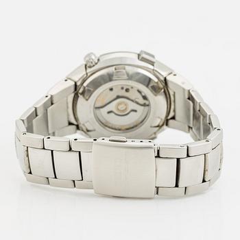 Seiko, Sportura, Kinetic, chronograph, wristwatch, 41 mm.