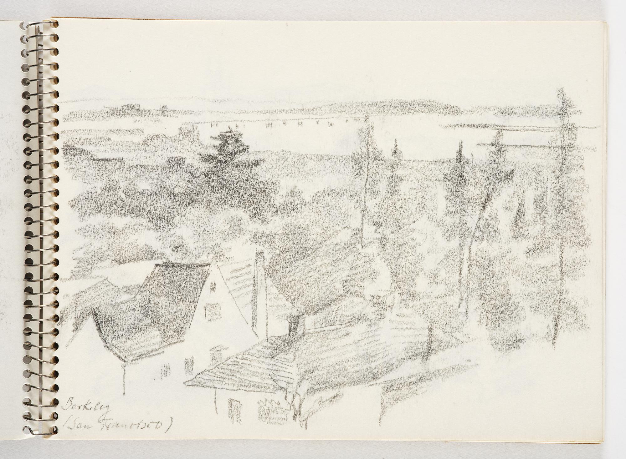 Lotte Laserstein, 4 skissböcker med blyertsteckningar.