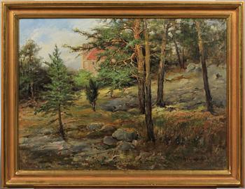 OTTO GRIPENSVÄRD, olja på duk, sign o dat 1923.