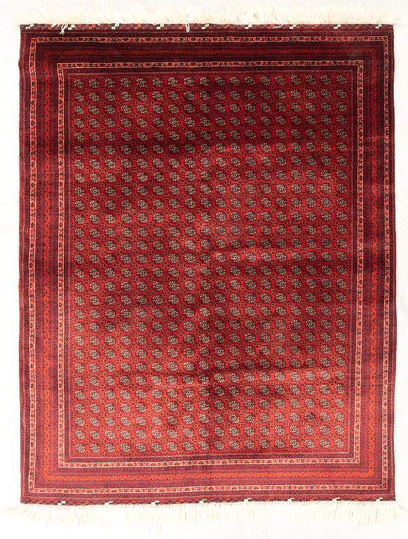 Bochara rug, old, approx. 198x150 cm.