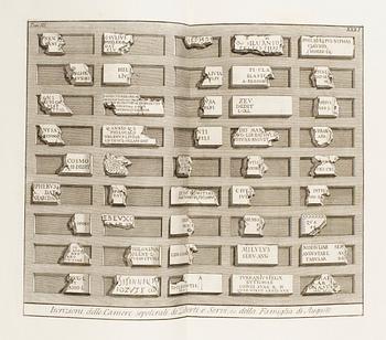 425. Giovanni Battista Piranesi, "Le Antichità Romane opera di Giambattista Piranesi architetto veneziano divisa in quattro tomi..." (I-IV).