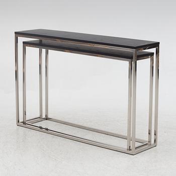 A est of two side tables, Rivièra Maison, contemporary.