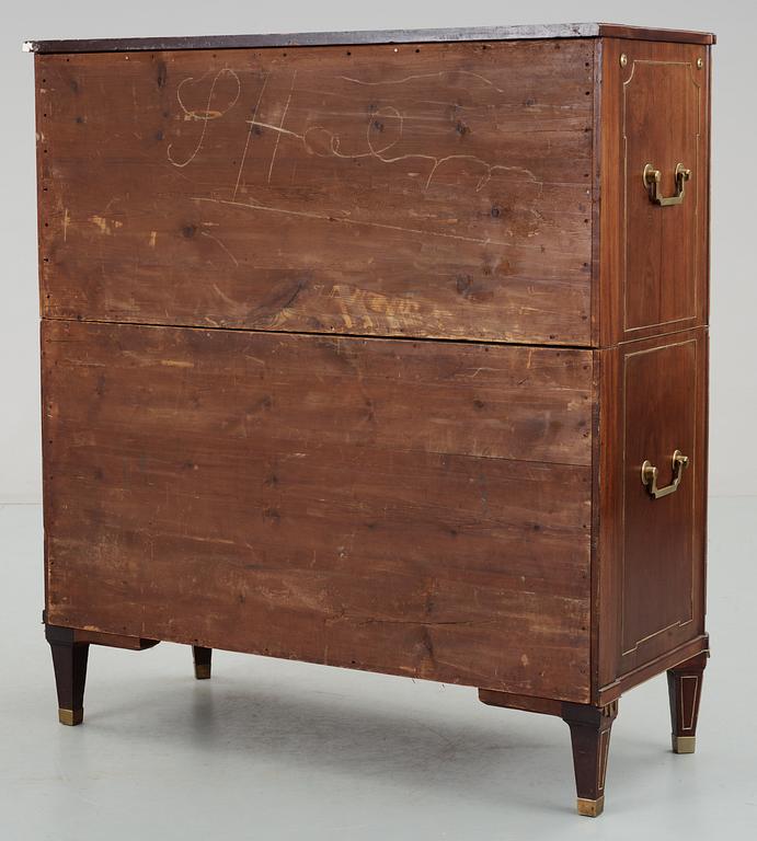 SEKRETÄR, tillskriven Eric N Lindström (mästare i Stockholm 1795-1819). Sengustaviansk.