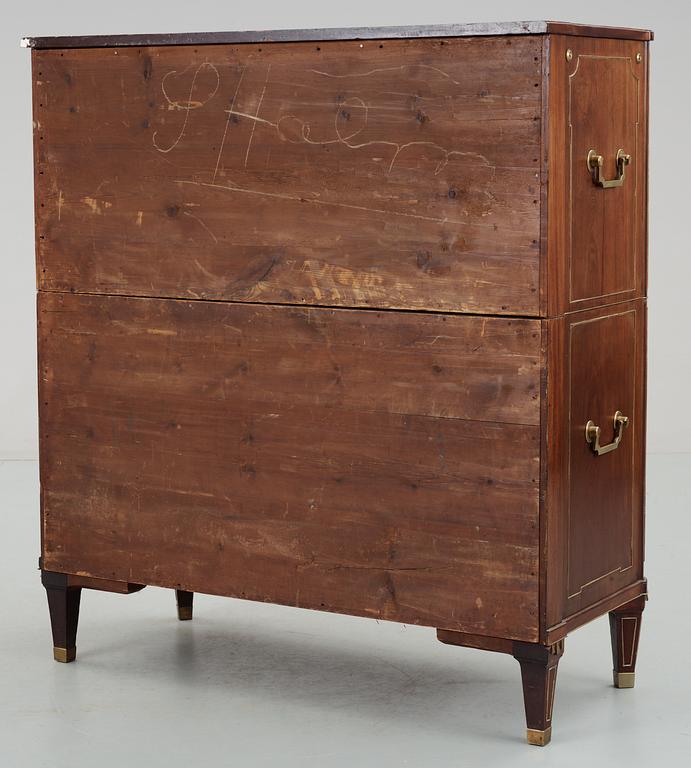 A late Gustavian secretaire by E. N. Lindström.