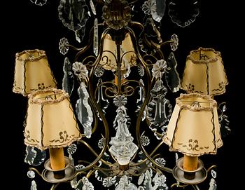 LJUSKRONA, rokokostil, 1900-talets mitt/andra hälft, höjd 80 cm.