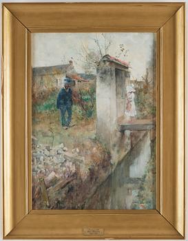 Carl Larsson, "I Montcourt".