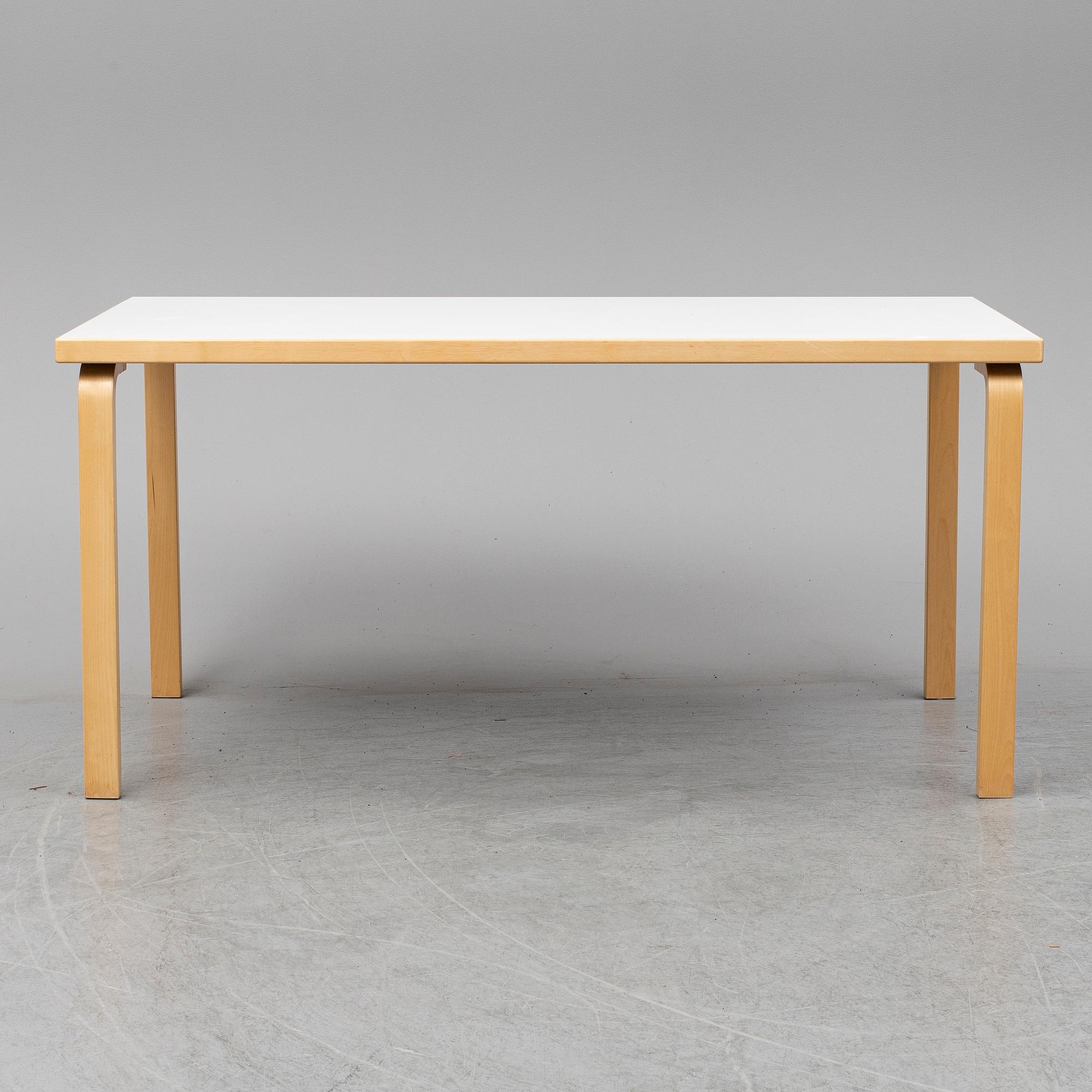 ALVAR AALTO, a model 81A birch table from Artek, Finland, 2008.