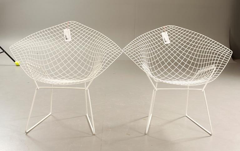 FÅTÖLJER, ett par, "Diamond Chair", design Henry Bertoia,  Knoll International, USA, 1950/60-tal.