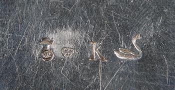 DOSA, silver, otydl stämplar, Sverige, 1768.