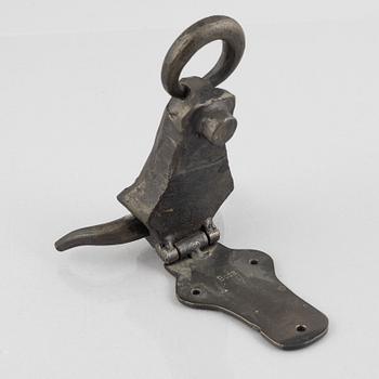 Erik Höglund, attributed to. A cast-iron door knocker, Boda Smide.