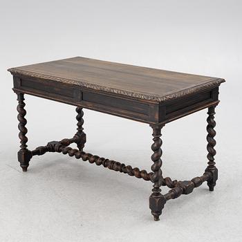 A Baroque style desk, circa 1900.