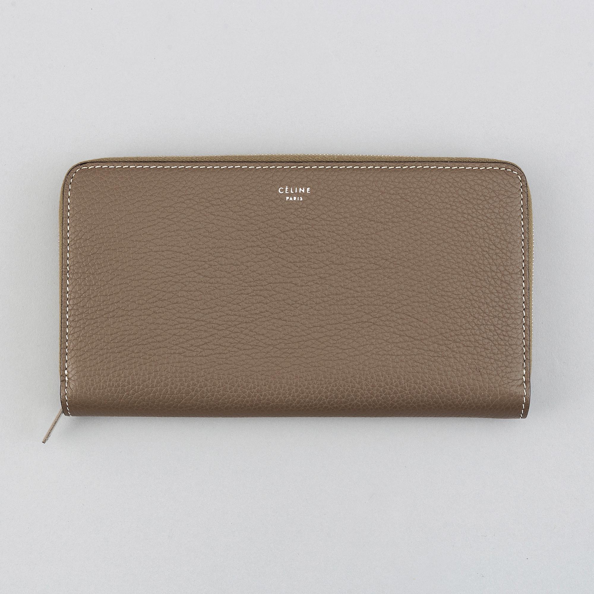 Céline, 'Souris Large Zipped Multifunction' wallet.
