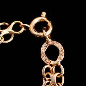 HALSBAND, 18 k guld, svenska stämplar. Vikt ca 20 g.