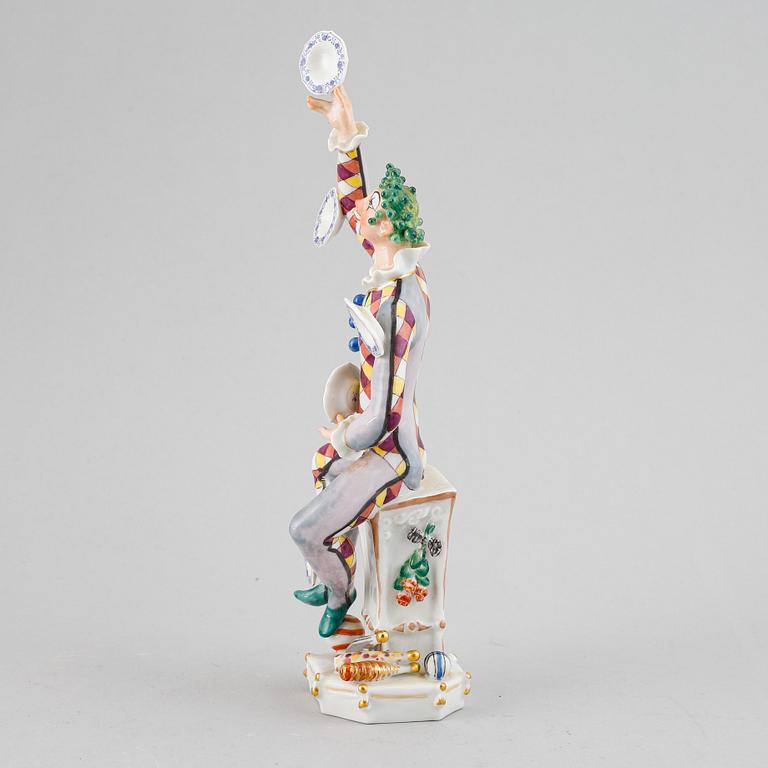 Peter Strang, a Meissen porcelain figurine, Germany.