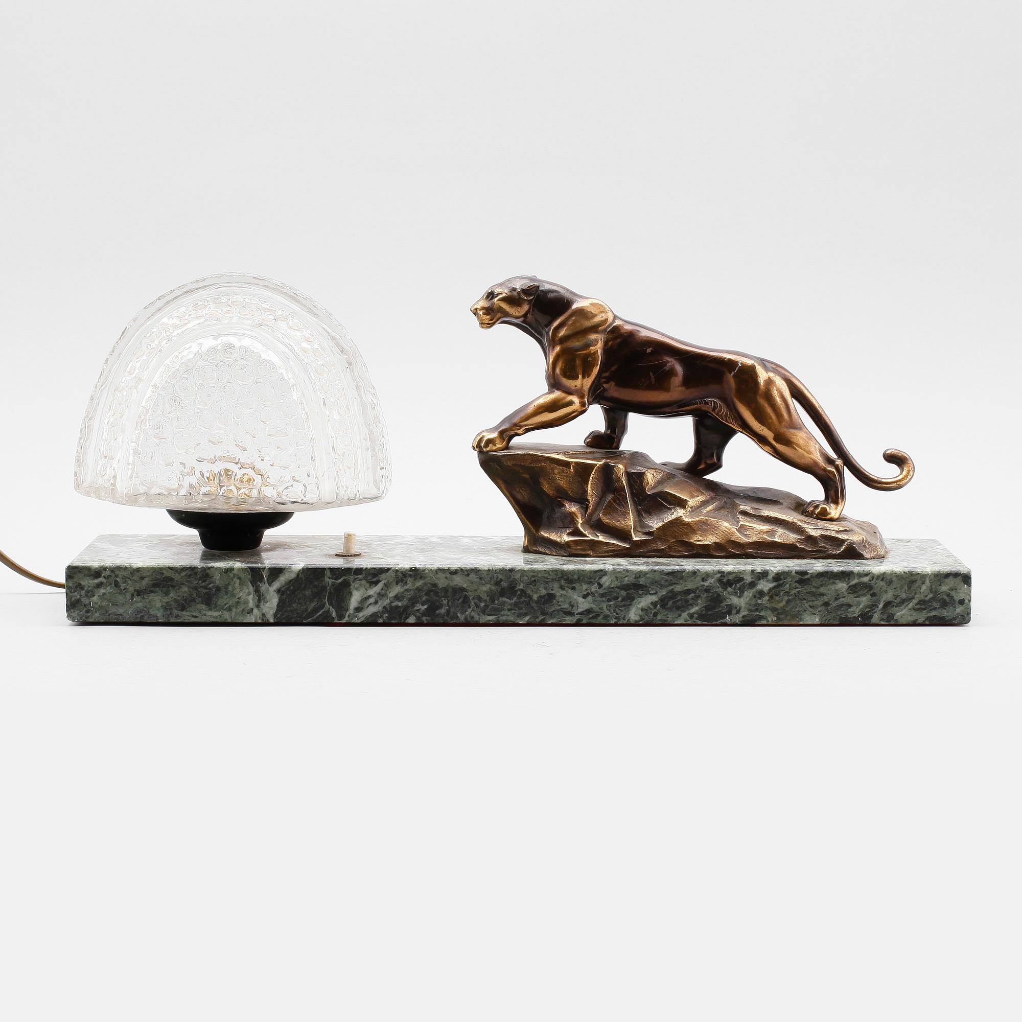 BORDSLAMPA, art déco, 1900-talets första hälft.