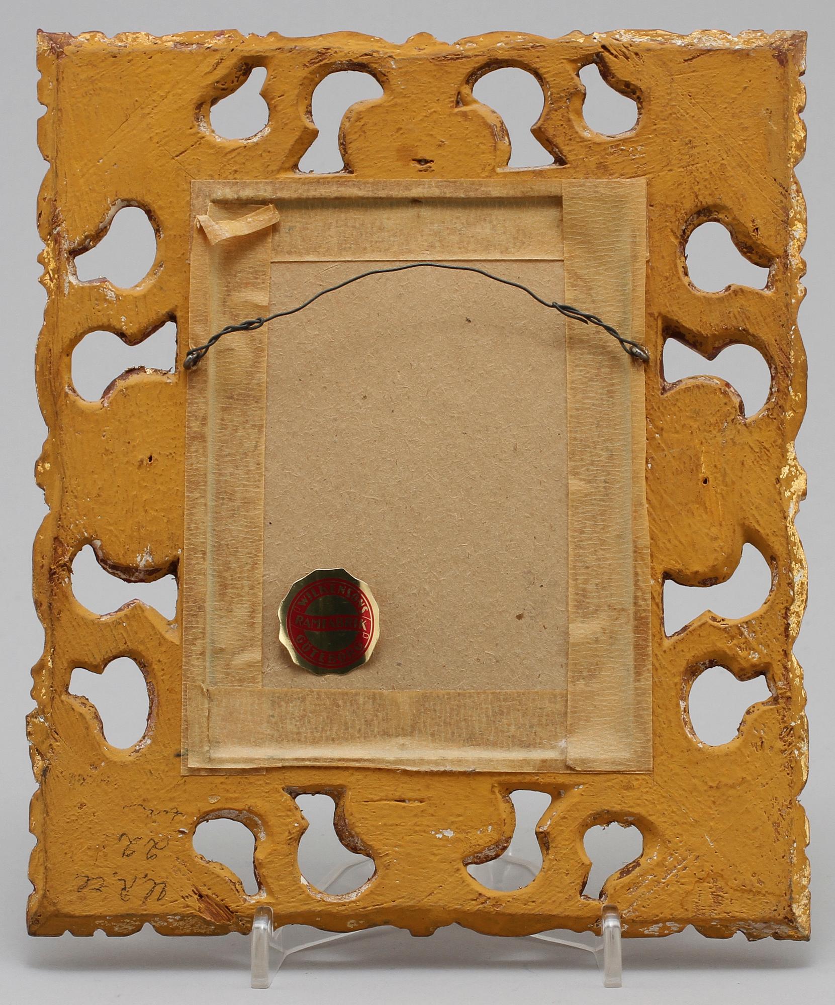 OKÄND KONSTNÄR, porslinsmålning, 1900-tal.