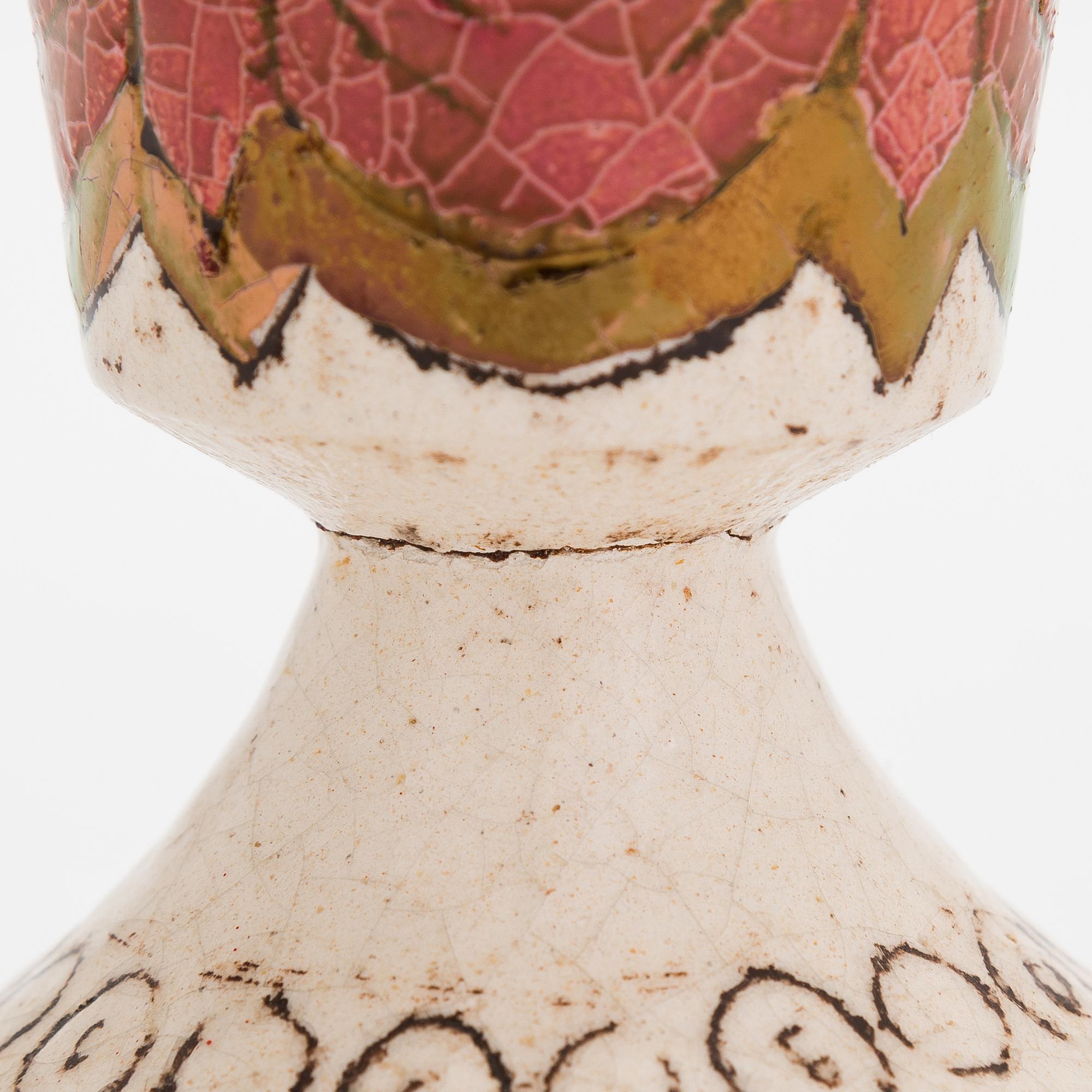 Birger Kaipiainen, munakuppipari, kivitavaraa, signeerattu Kaipiainen.