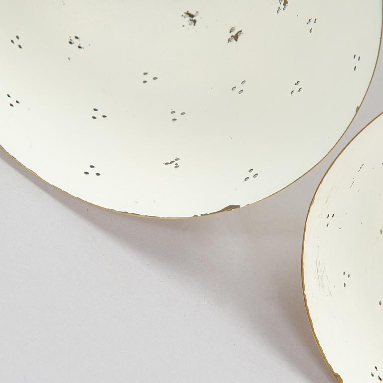 Lisa Johansson-Pape, a pair of mid-20th century '3055' wall lights for Stockmann Orno. Finland.