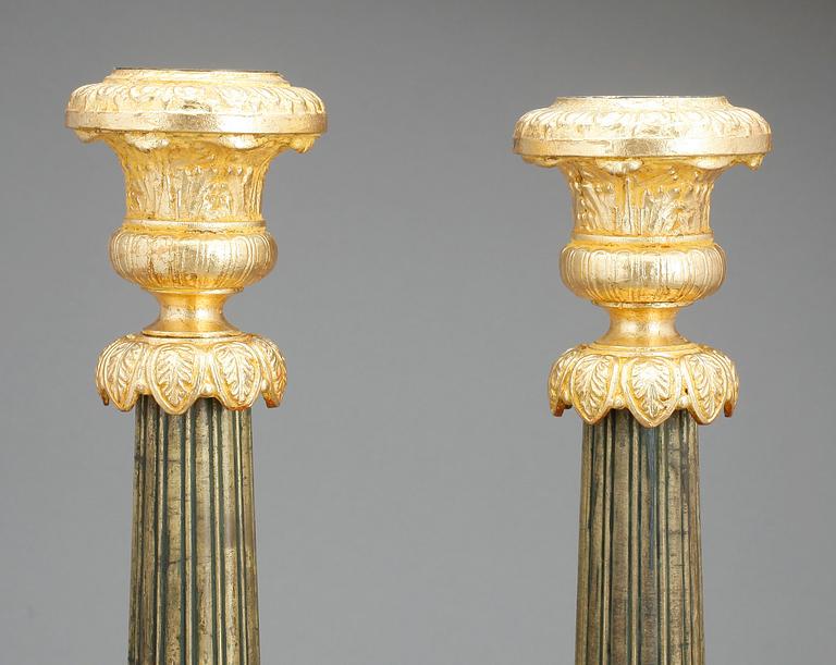 LJUSSTAKAR, emprie stil, 1900-tal.