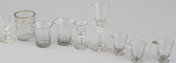 GLAS, 9 delar, 17/1800-tal.