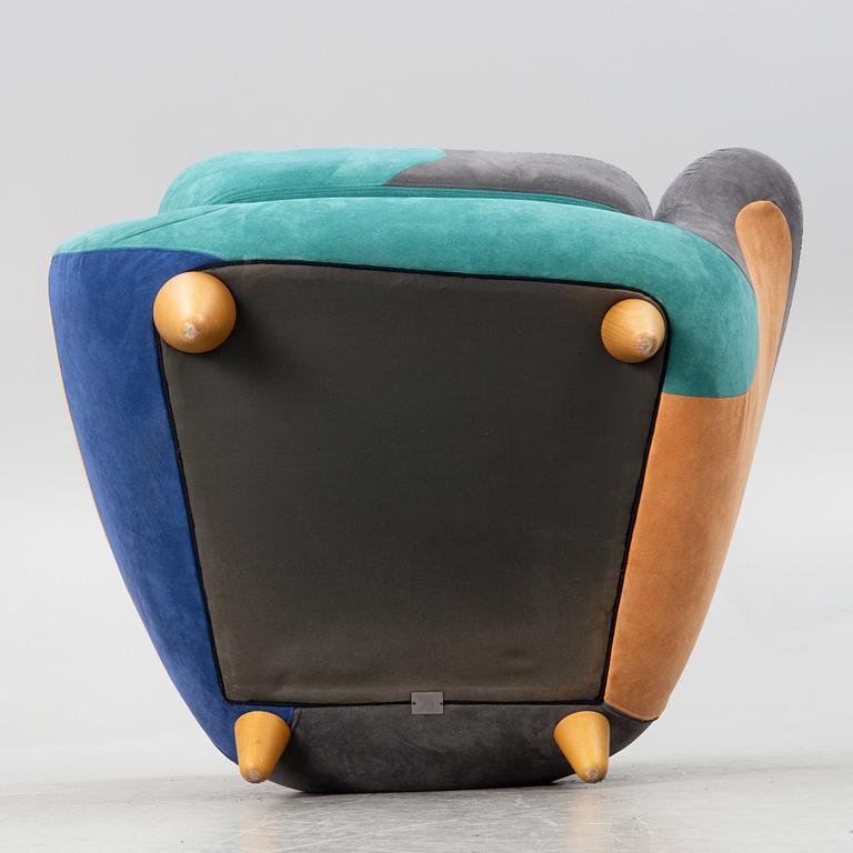 Javier Mariscal, fåtölj, "Alessandra", ur "Muebles Amorosos", för Moroso, Italien.