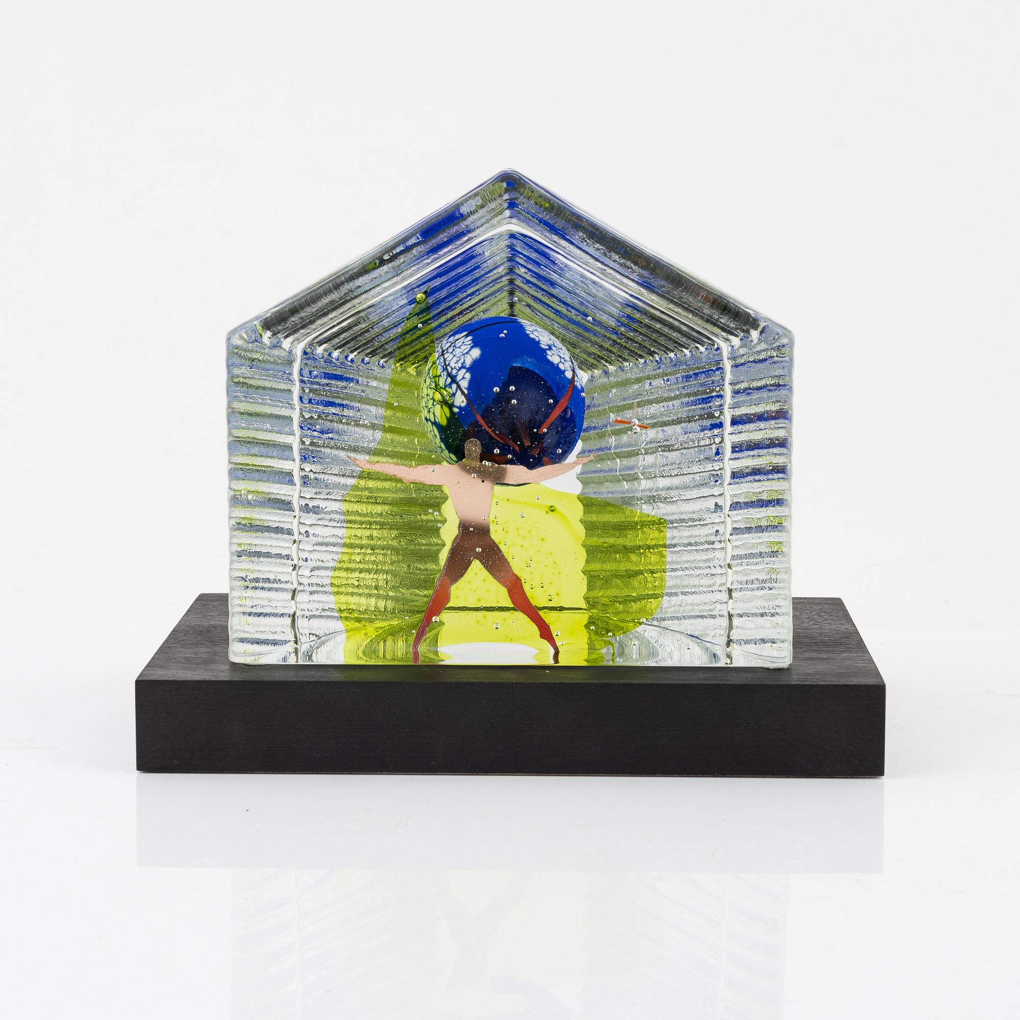 Bertil Vallien, skulptur, glas, Kosta Boda Atelier.