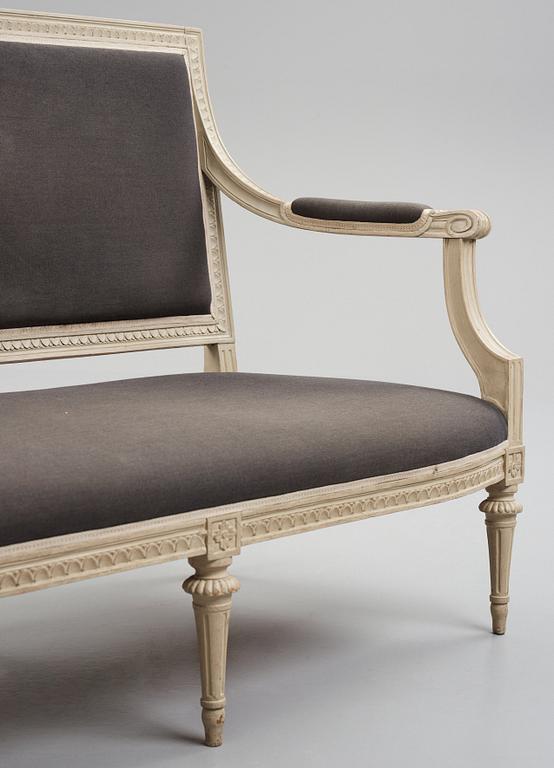 A Gustavian sofa.