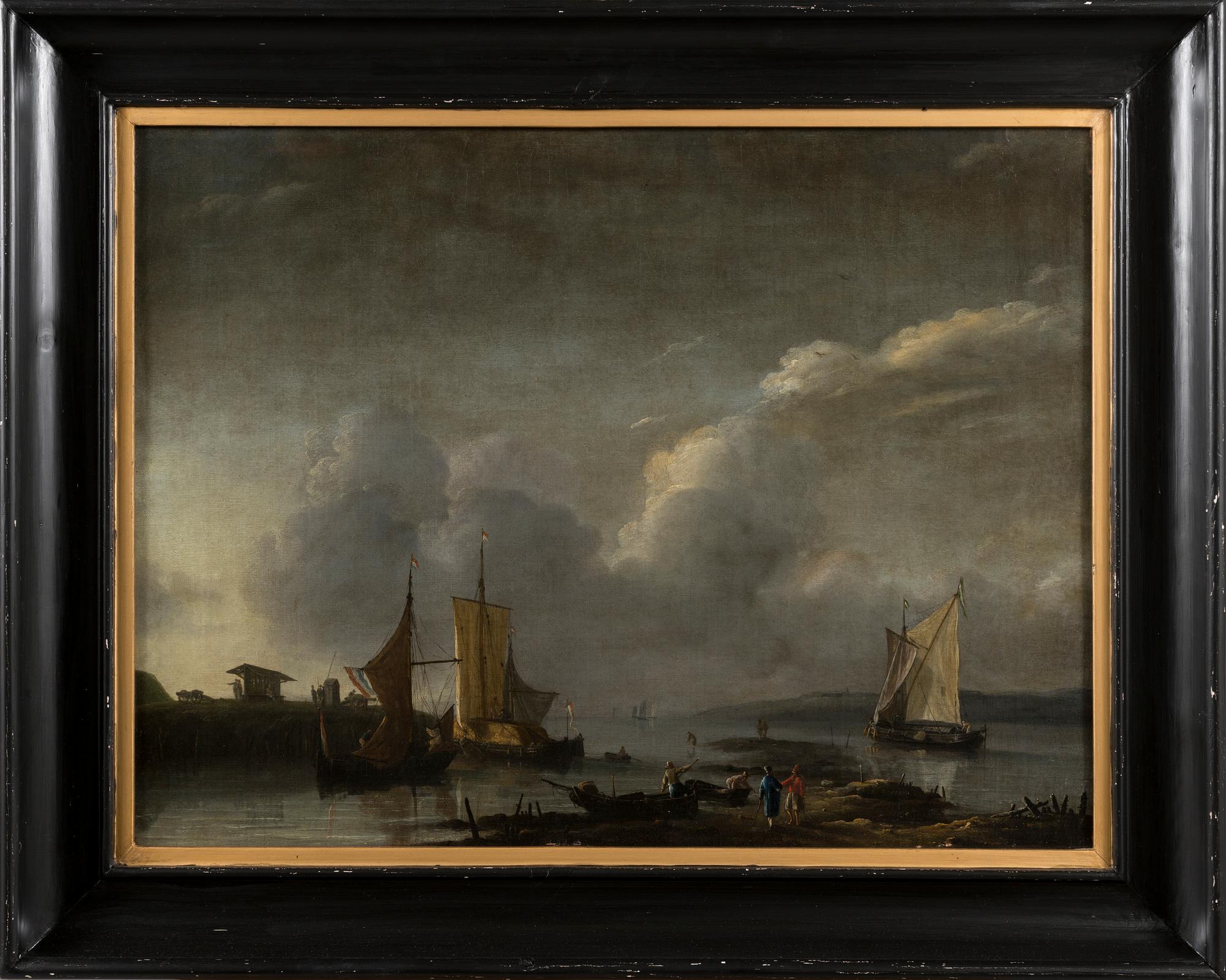 REGNIER NOOMS ZEEMAN, hans art. Bär signatur. Olja på duk 49,5 x 66 cm.