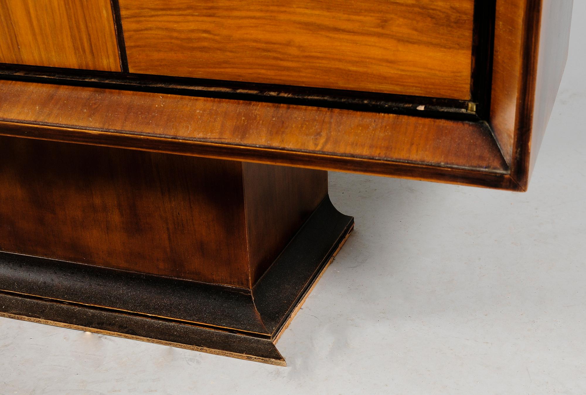 VITRINSKÅP, art déco, 1930-/1940-tal.