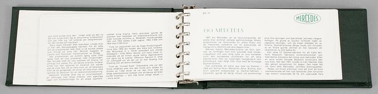 MINIATYRPLAKETTER, 100 st, sterlingsilver, Franklin Mints, 1900-talets fjärde kvartal.