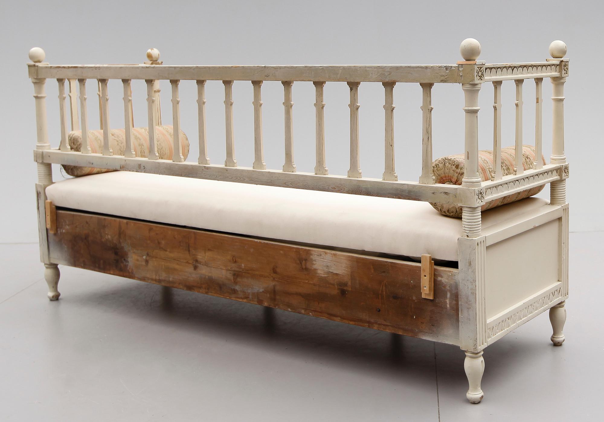SOFFA, gustaviansk stil, 1800-tal.