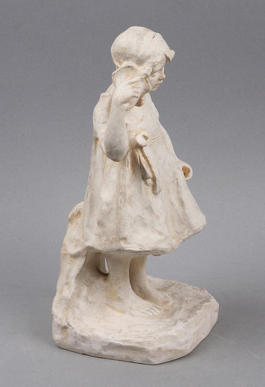 ALICE NORDIN, skulptur, gips. Sign.