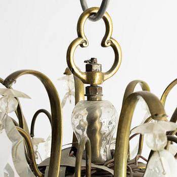 Chandelier, Rococo style, circa 1900.