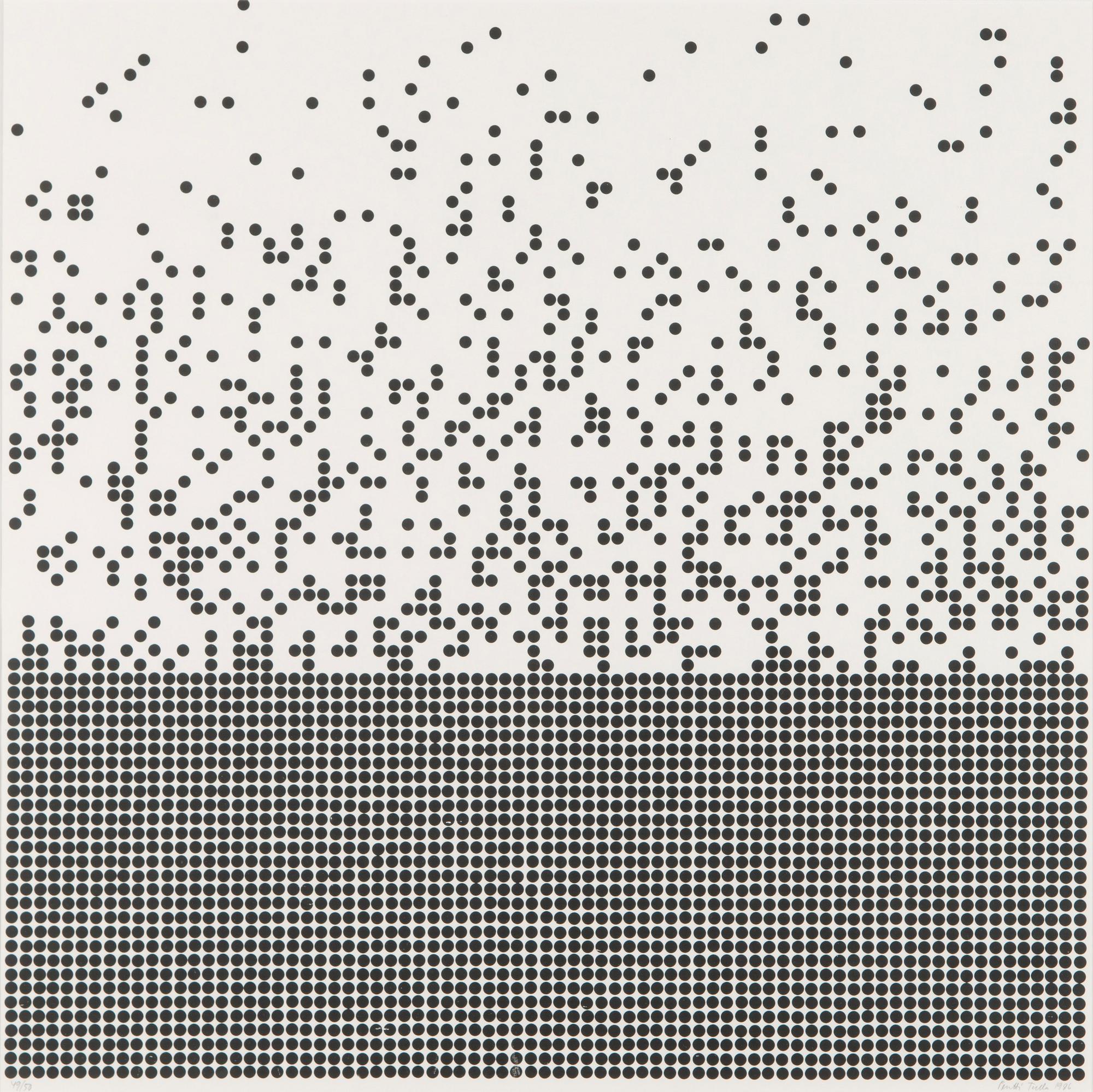 Pentti Tulla, serigrafi, signerad och daterad 1986, numrerad 49/50.