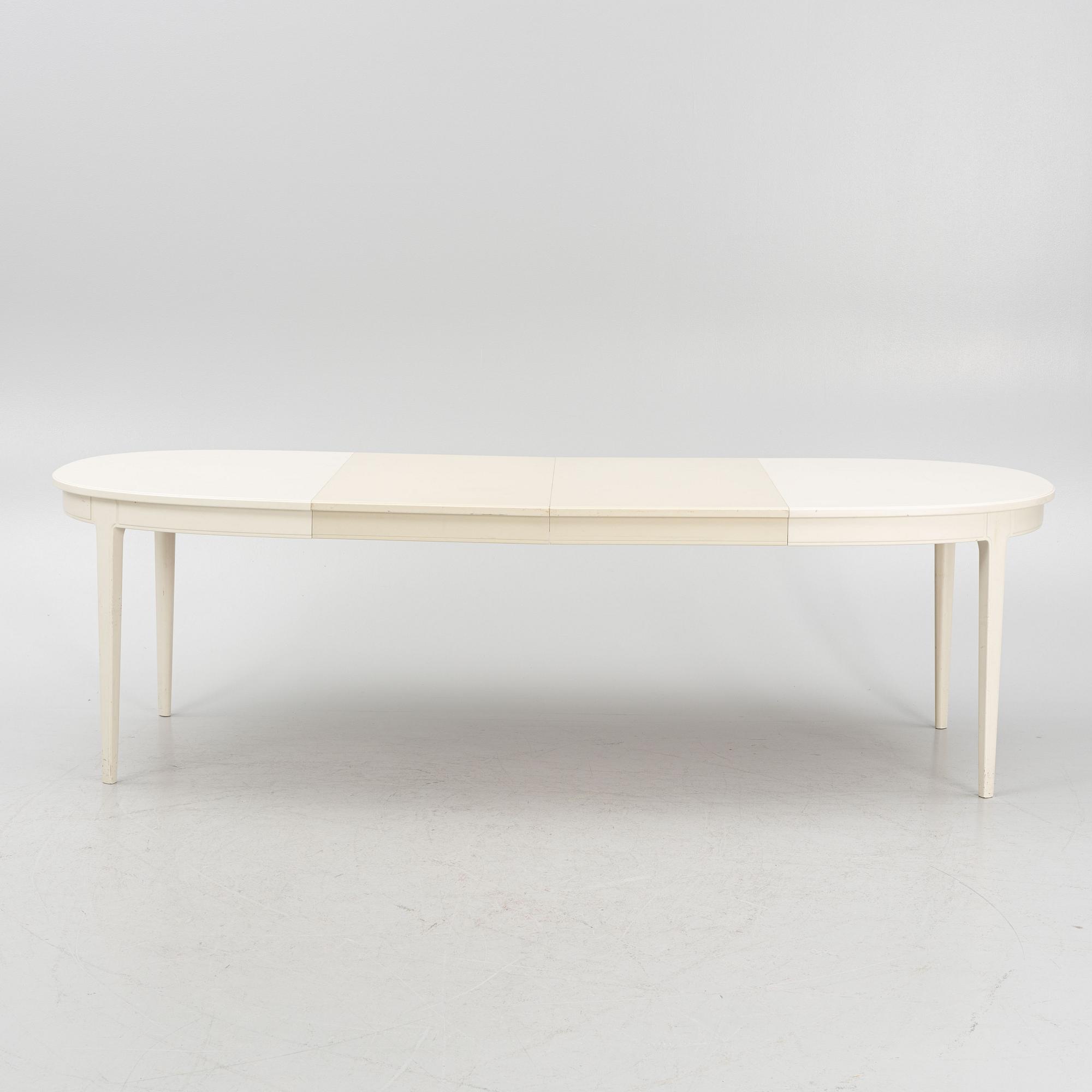 Carl Malmsten, bord samt 6 st stolar, "Herrgården", Bodafors, 1961.