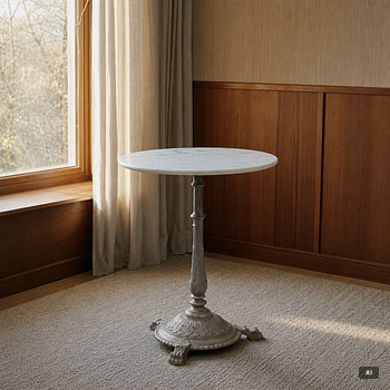 A café table, Byarums Bruk, Vaggeryd, contemporary production.