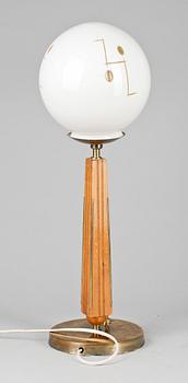 BORDSLAMPA, ART DECO, 1920/30-TAL.