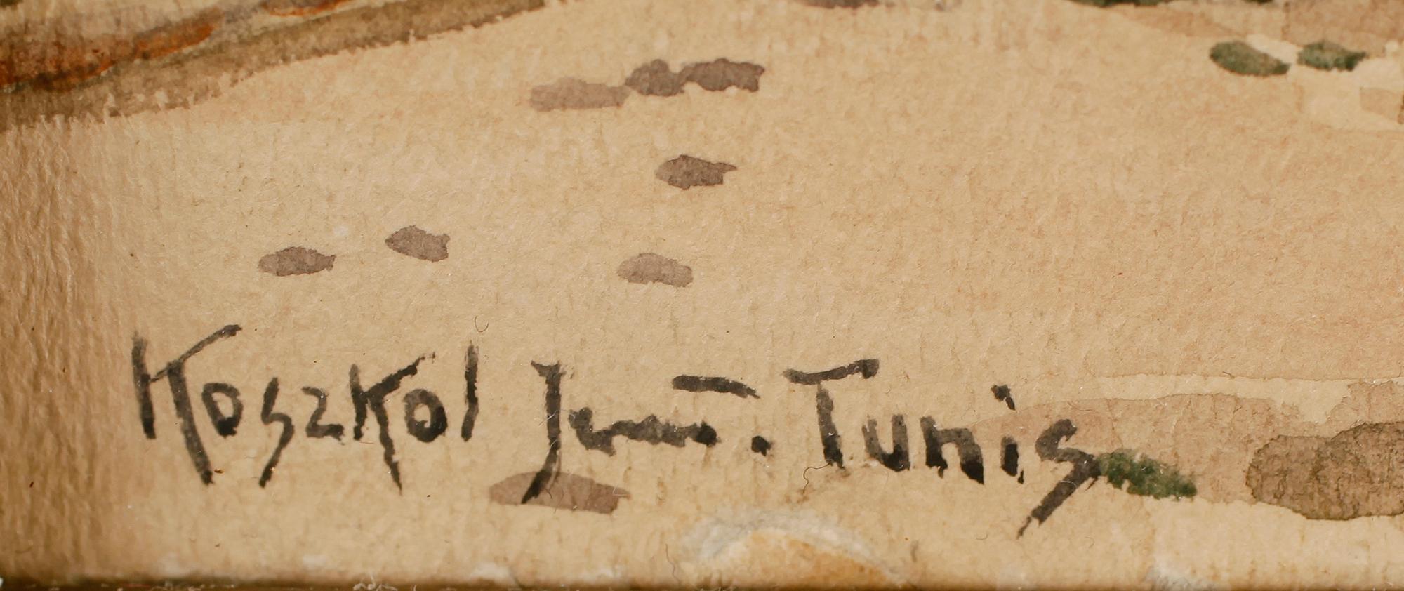 JENOE KOSZKOL, akvarell, signerad.