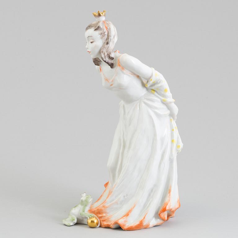 A Rosenthal figure of the 'Frog Queen', Germany, 1948.