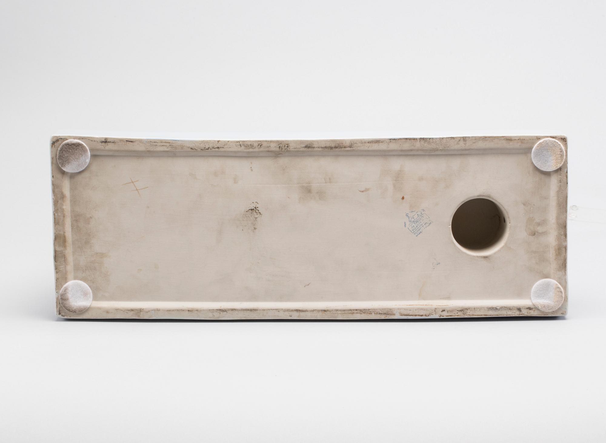 SKULPTUR/FIGURIN, keramik, märkt De Sphinx, Maastricht, 1900-talets fjärde kvartal.