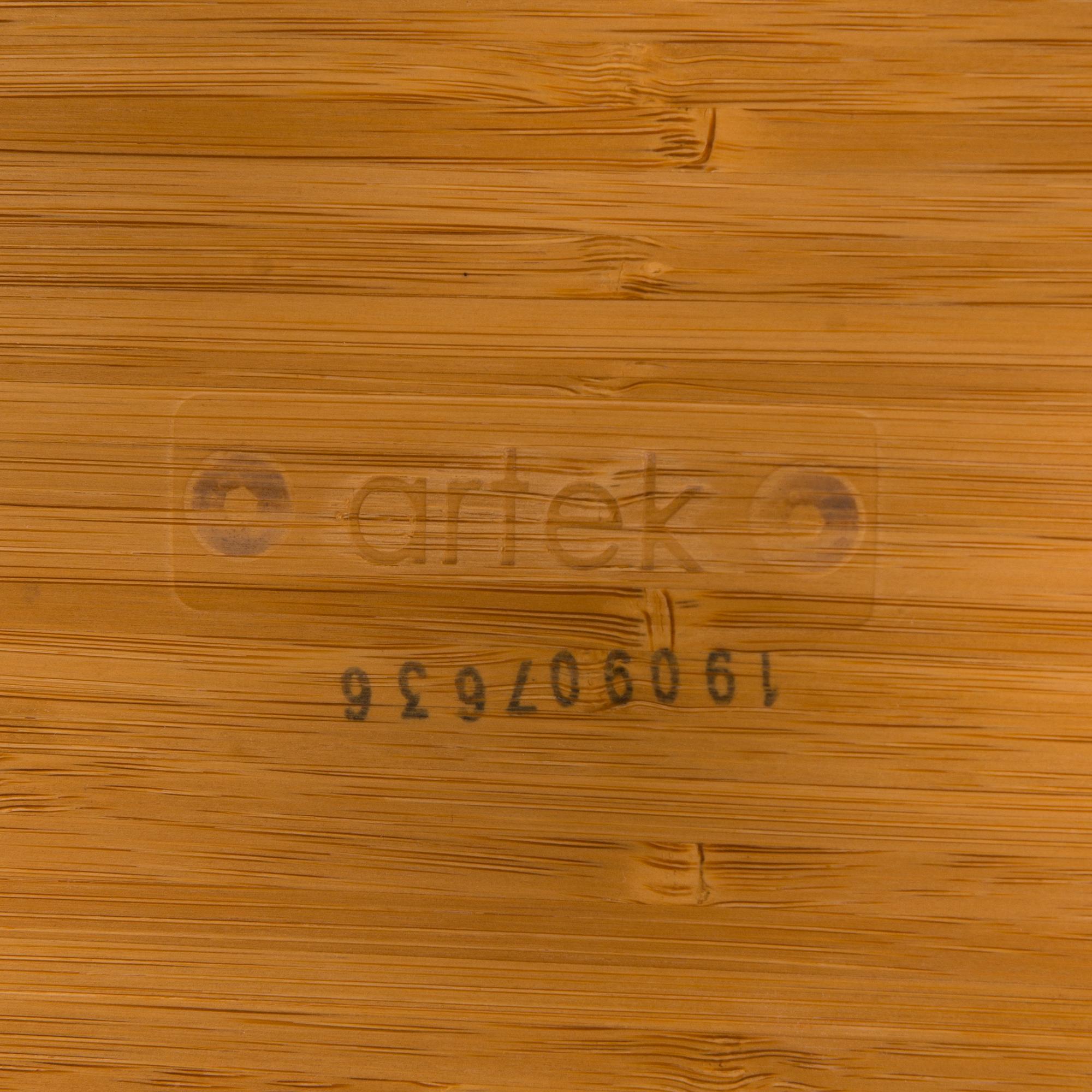 HENRIK TJAERBY, matbord och stolar, 6 st, "Bamboo", Artek Studio 2000-tal.