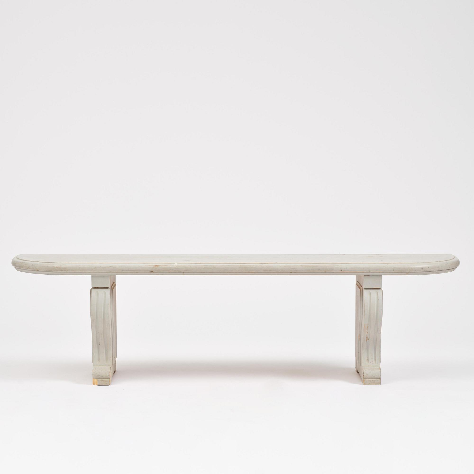 A Gustavian-style bench, 20th century.