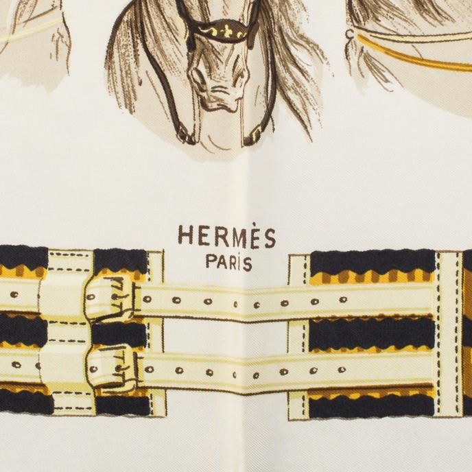 HERMÈS, scarf, "Panache et Fantaisie", original issue, 1959.