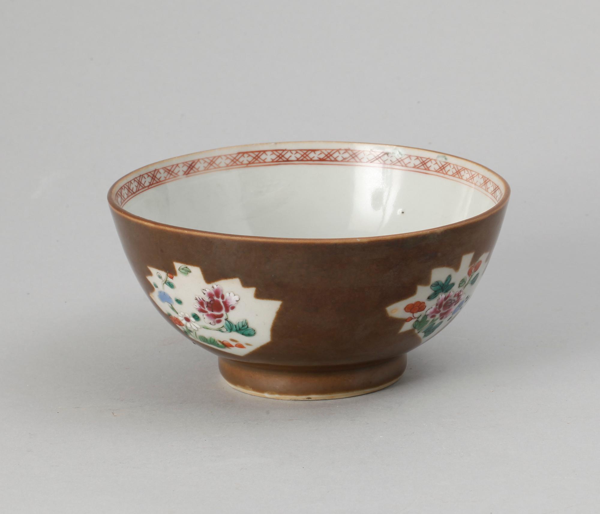 SKÅL, porslin, Qianlong, Kina 1700-tal.