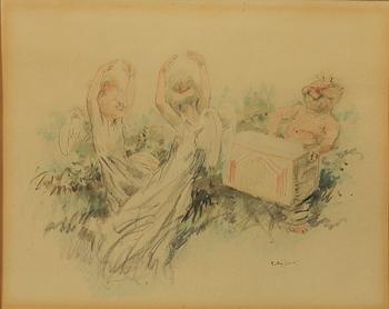 ROBERT HÖGFELDT, blandteknik, sign.