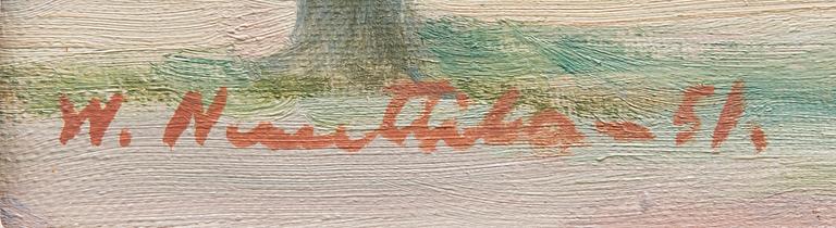 VÄINÖ NUUTTILA, oil on canvas, signed and dated -51.