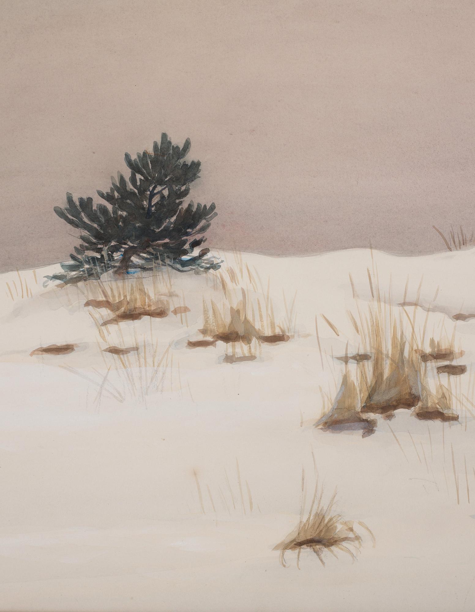 Axel Sjöberg, Winter, Sandhamn.